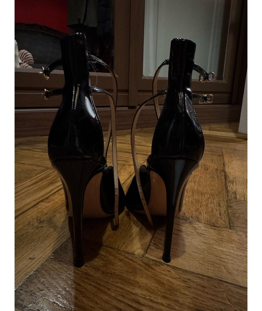 GIANVITO ROSSI Черные туфли из лакированной кожи, фото 7