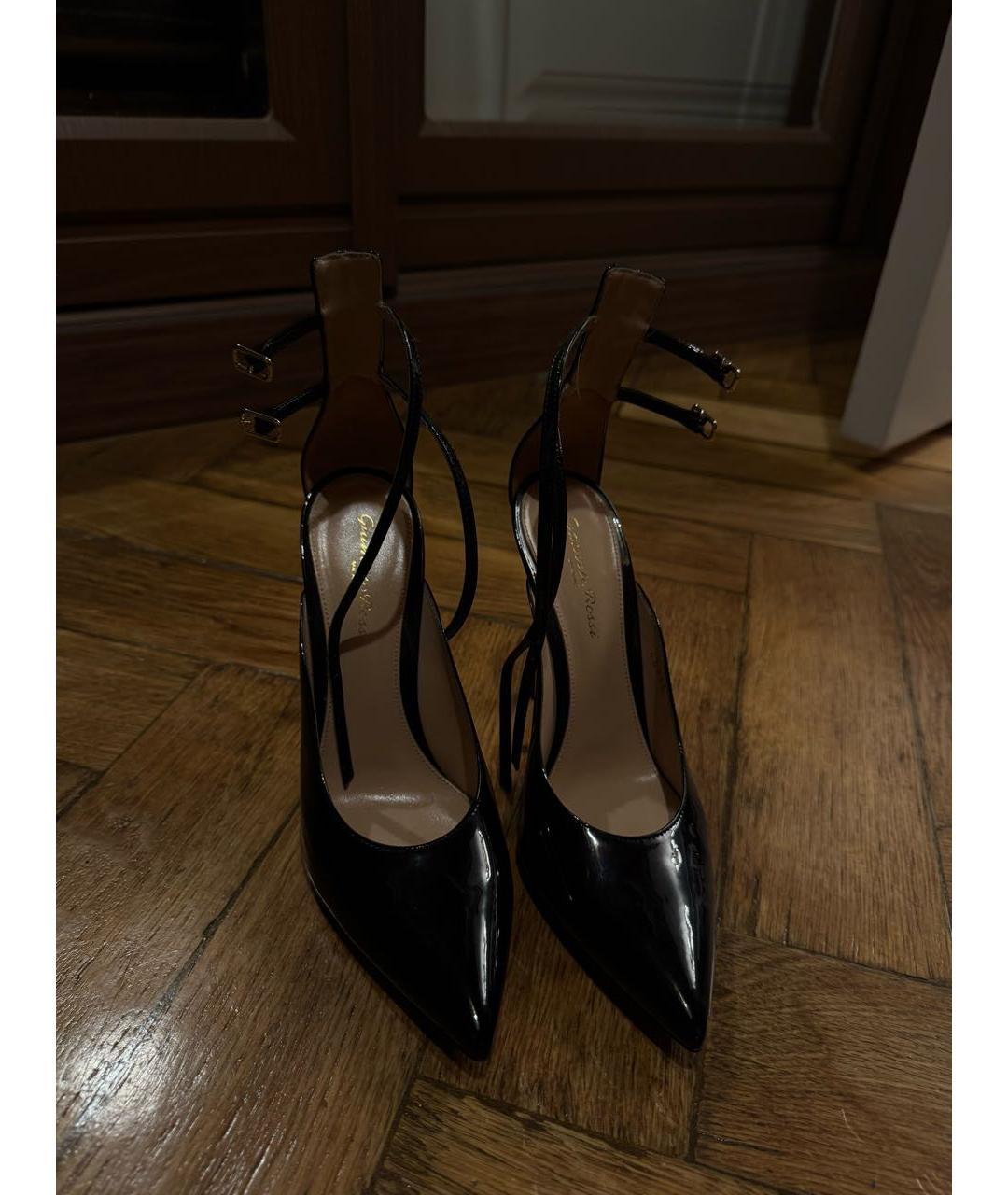 GIANVITO ROSSI Черные туфли из лакированной кожи, фото 4