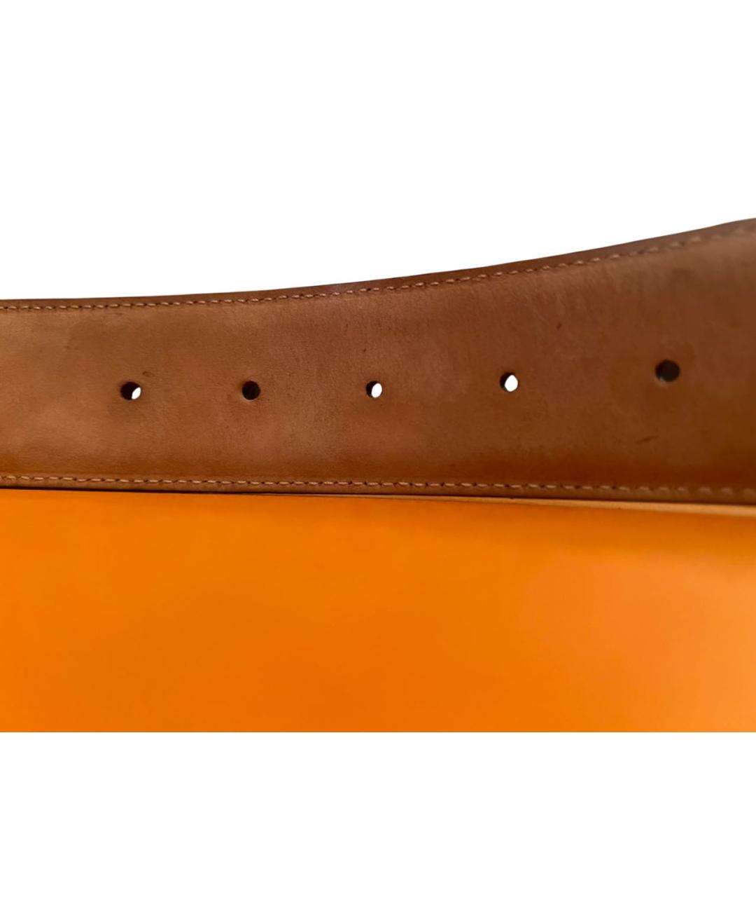 CHRISTIAN DIOR Черный кожаный ремень, фото 4