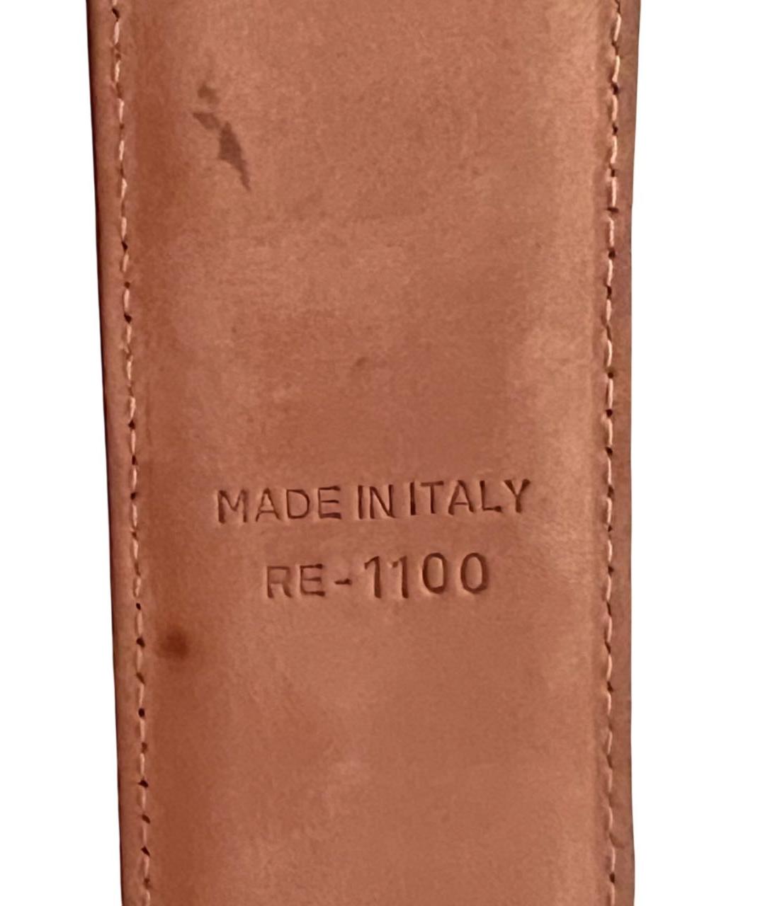 CHRISTIAN DIOR Черный кожаный ремень, фото 2