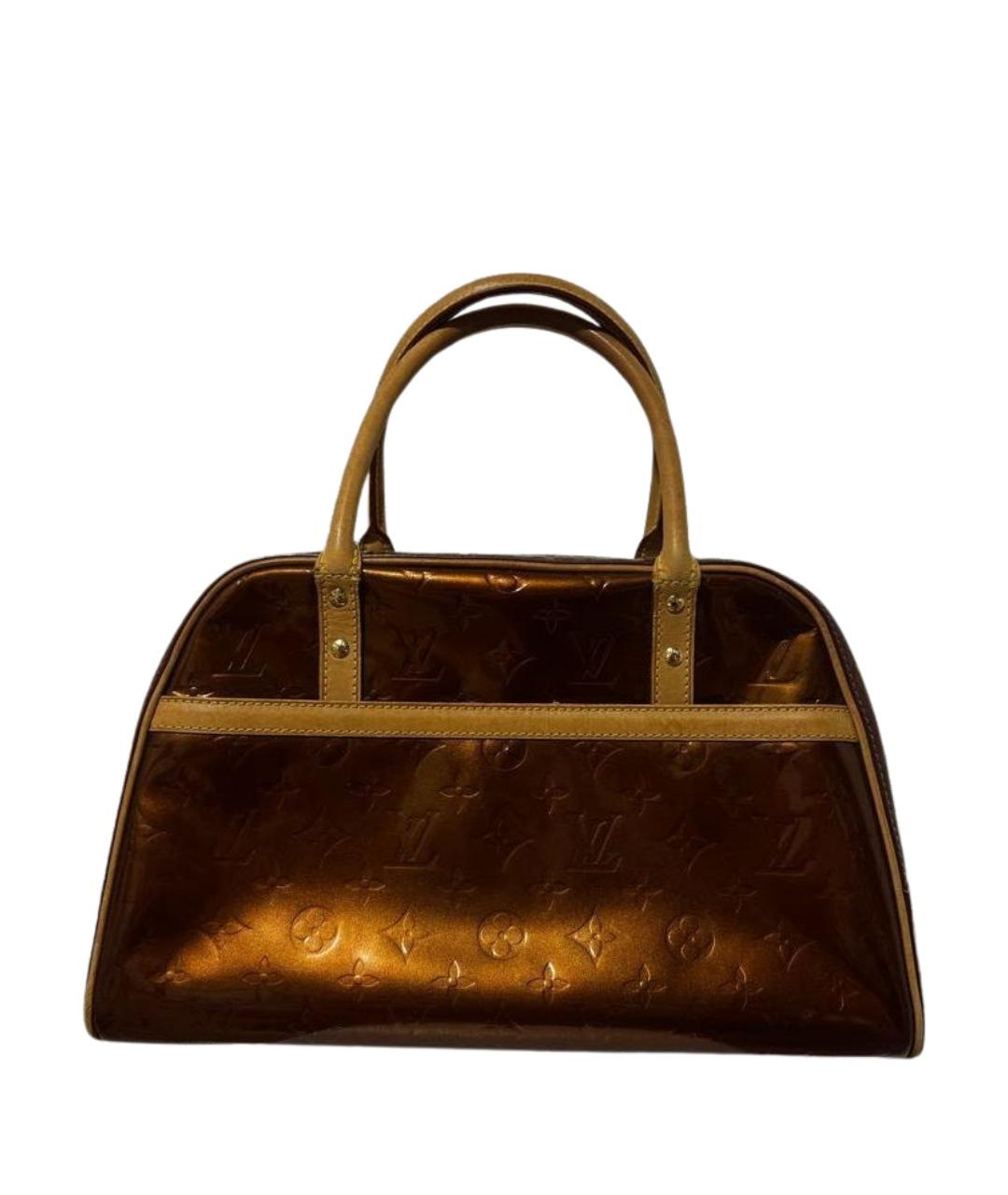 LOUIS VUITTON Горчичная сумка с короткими ручками, фото 1