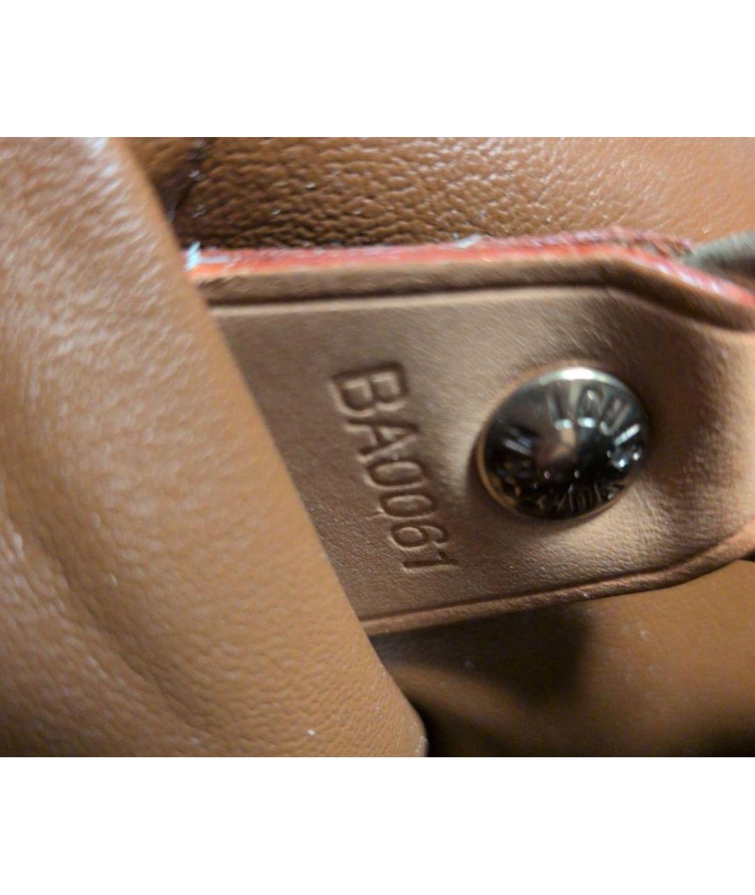 LOUIS VUITTON Горчичная сумка с короткими ручками, фото 7