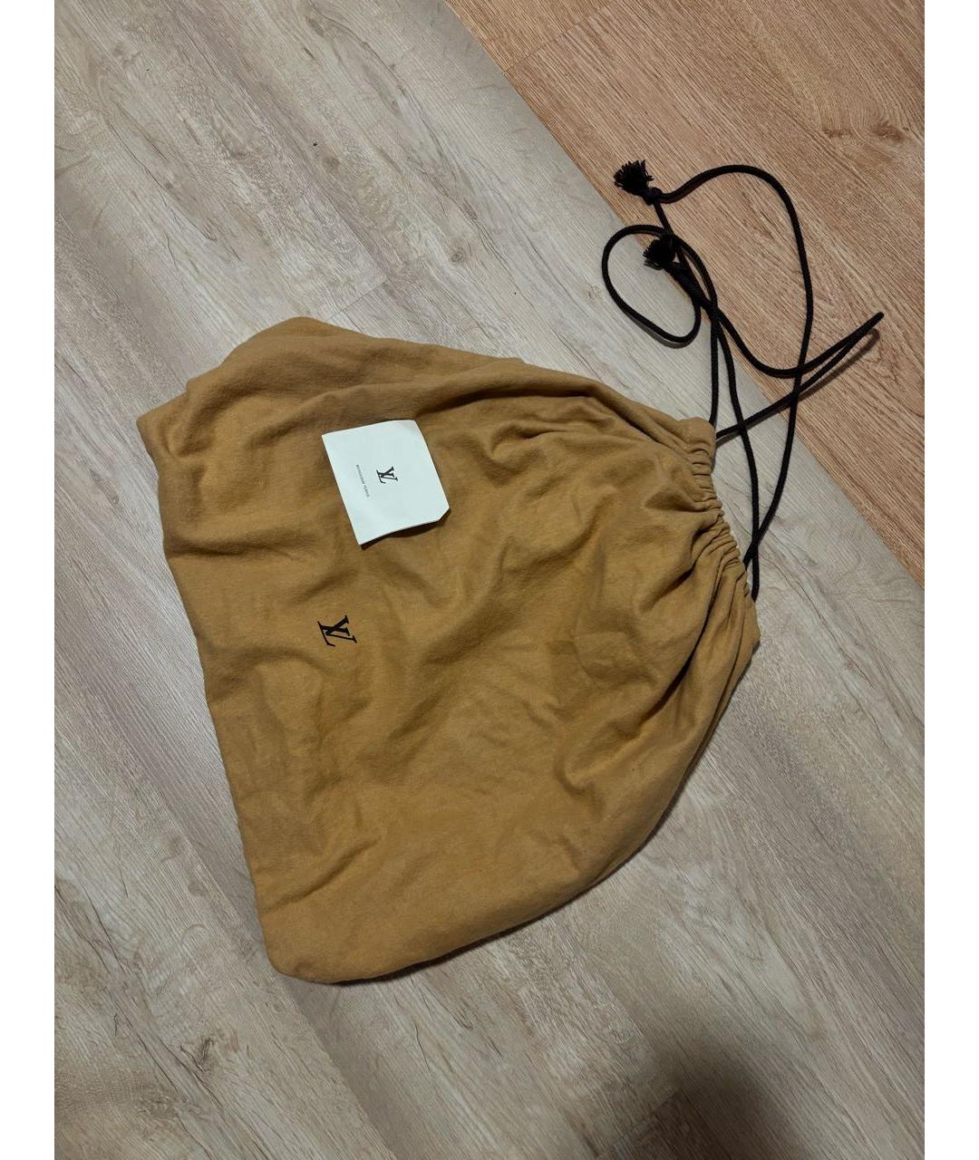 LOUIS VUITTON Горчичная сумка с короткими ручками, фото 8