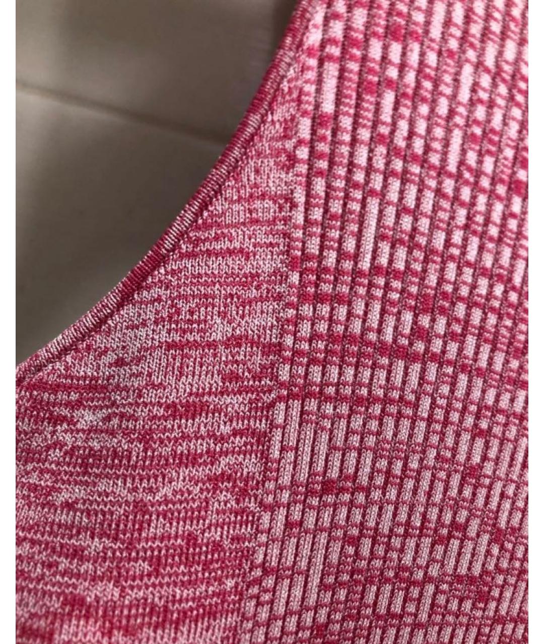 GANNI Розовое вискозное повседневное платье, фото 6