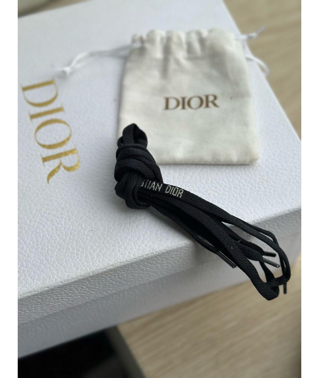 CHRISTIAN DIOR Темно-синие текстильные кеды, фото 8