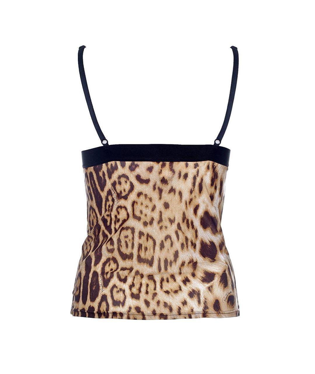 ROBERTO CAVALLI Мульти полиамидовая майка, фото 2