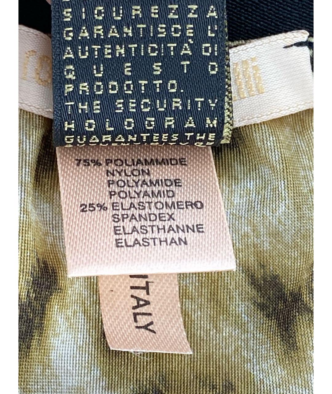 ROBERTO CAVALLI Мульти полиамидовая майка, фото 5