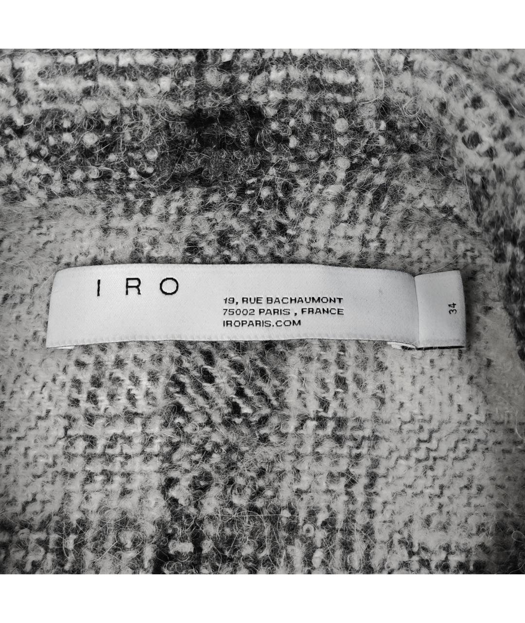 IRO Серая шерстяная куртка, фото 7
