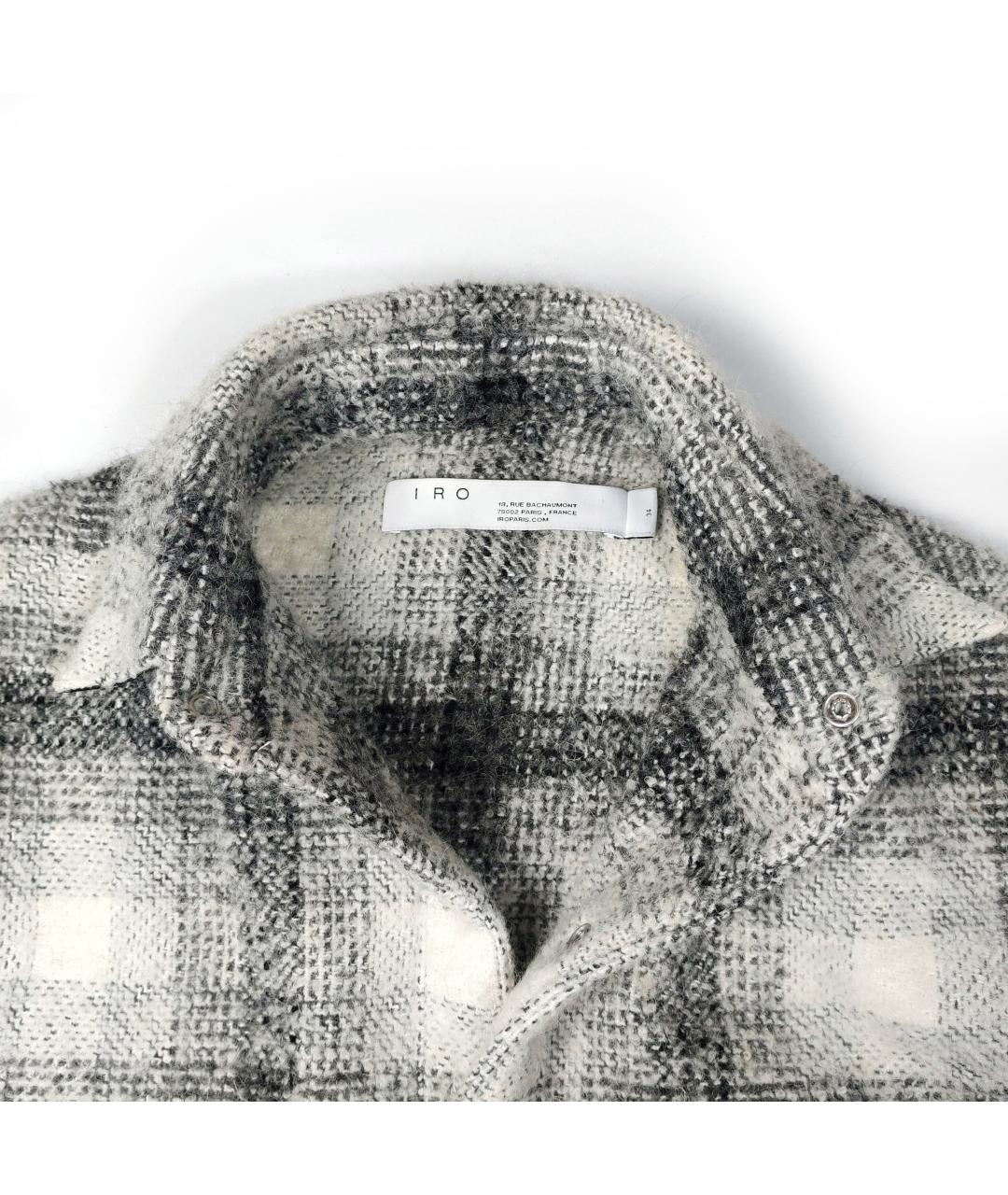 IRO Серая шерстяная куртка, фото 3