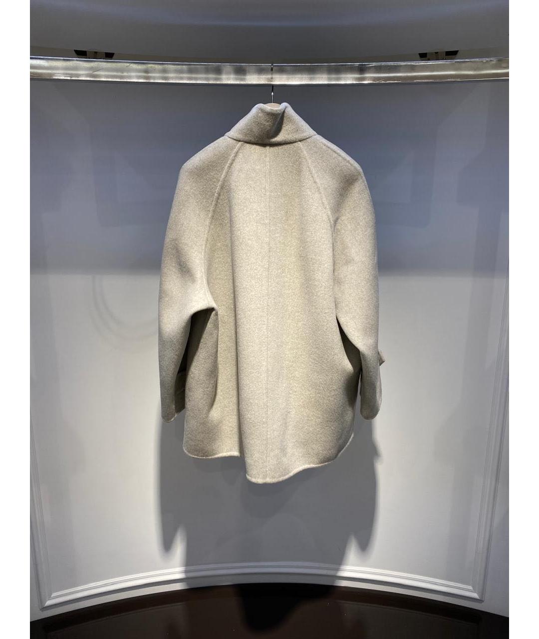 BRUNELLO CUCINELLI Бежевое шерстяное пальто, фото 3