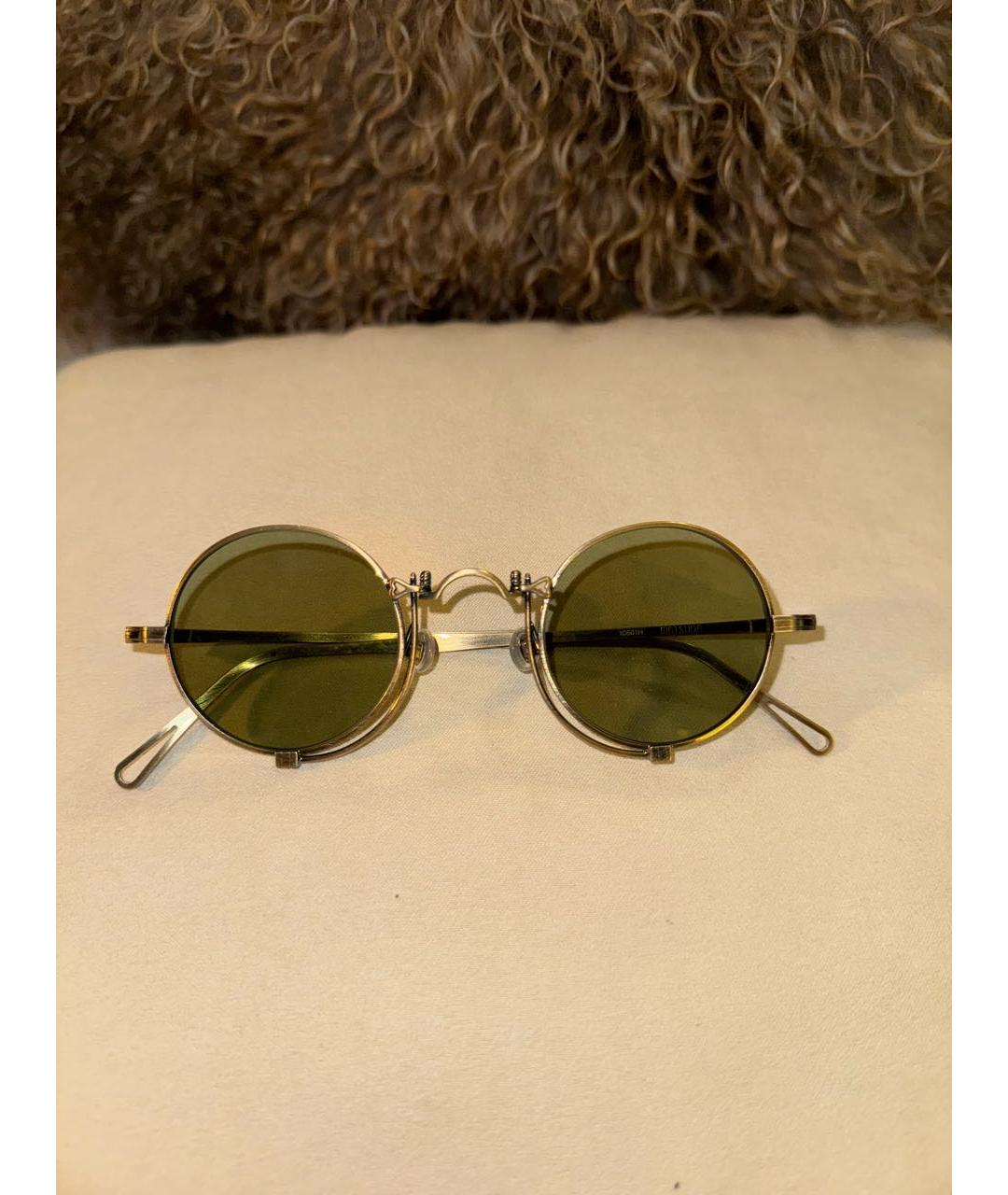 MATSUDA Серебряные металлические солнцезащитные очки, фото 8