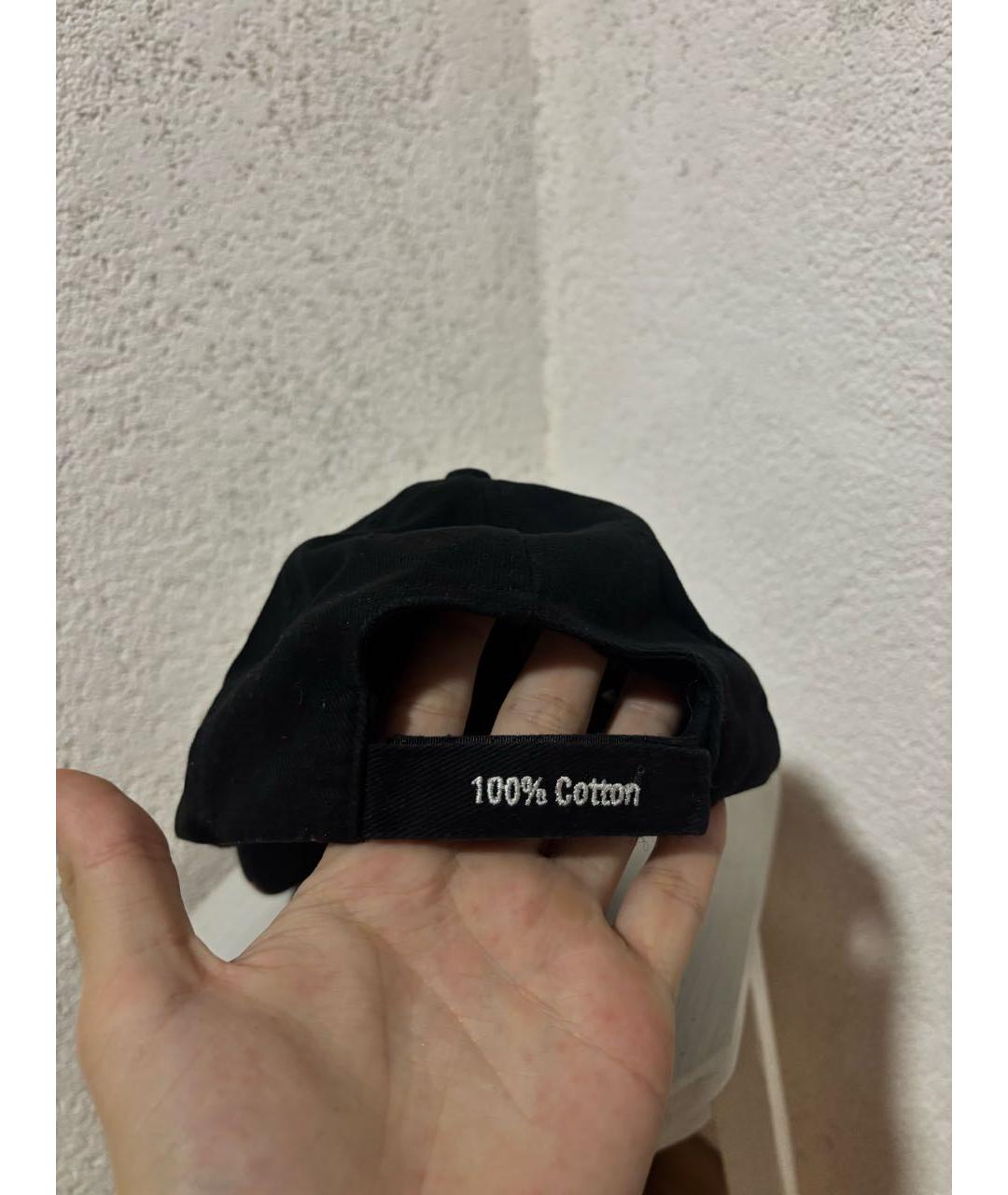 VETEMENTS Черная хлопковая кепка/бейсболка, фото 3