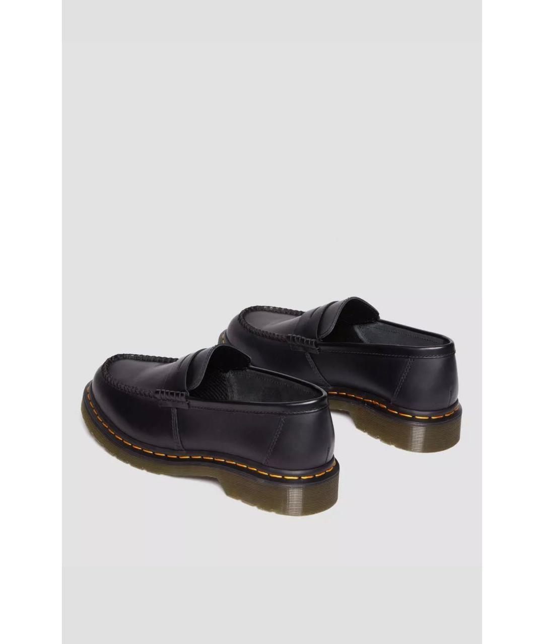 DR. MARTENS Черные кожаные лоферы, фото 3