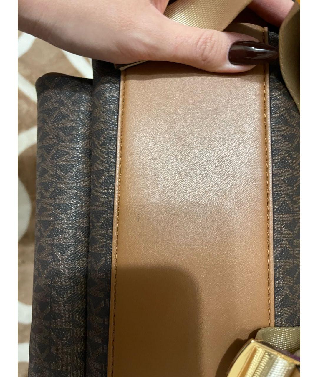 MICHAEL KORS Коричневый рюкзак, фото 4