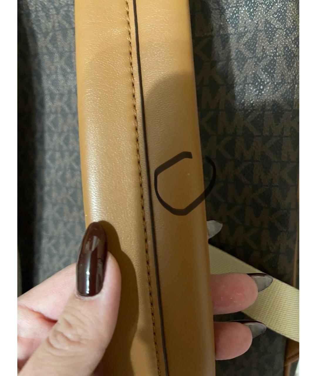 MICHAEL KORS Коричневый рюкзак, фото 6