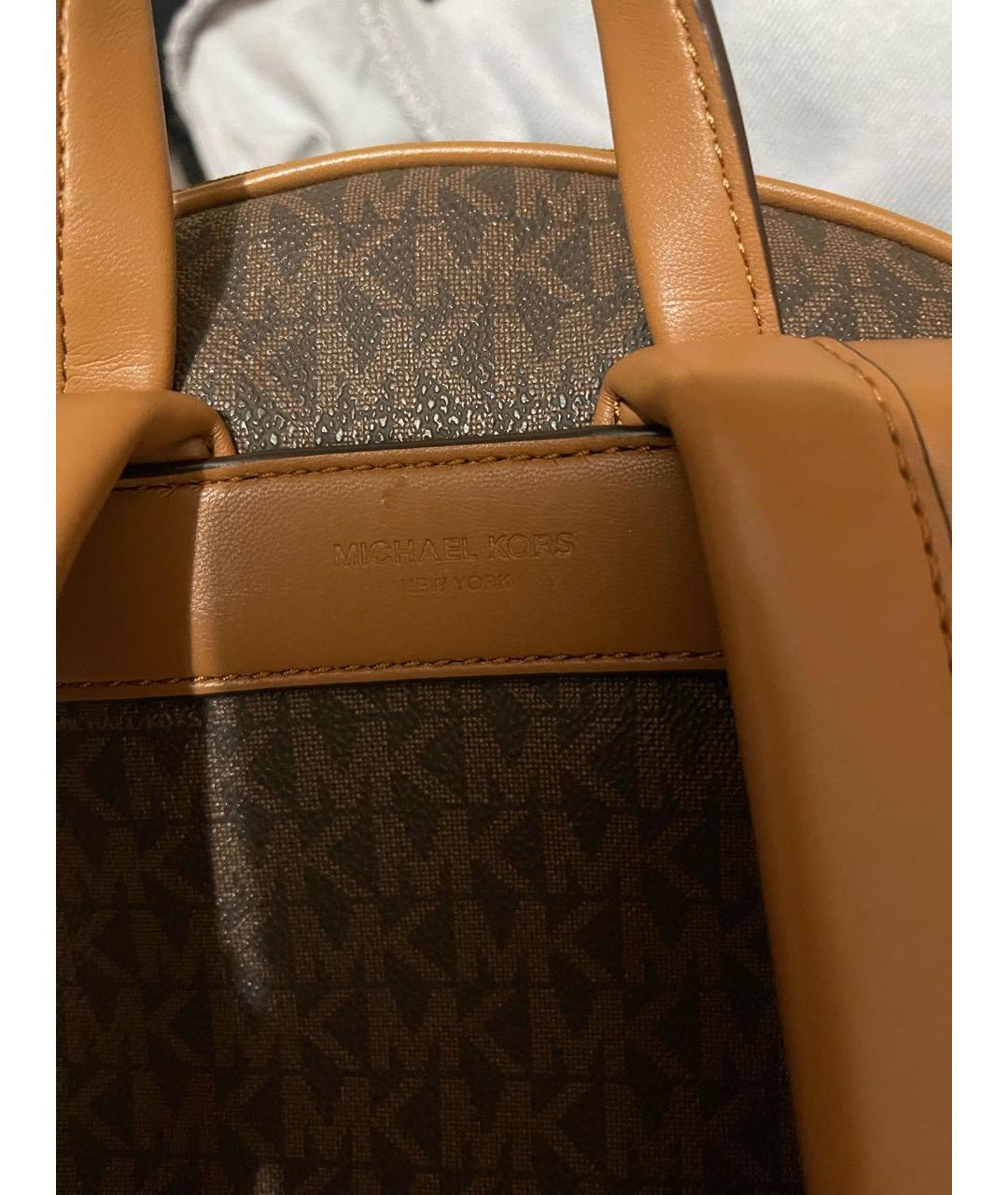 MICHAEL KORS Коричневый рюкзак, фото 5