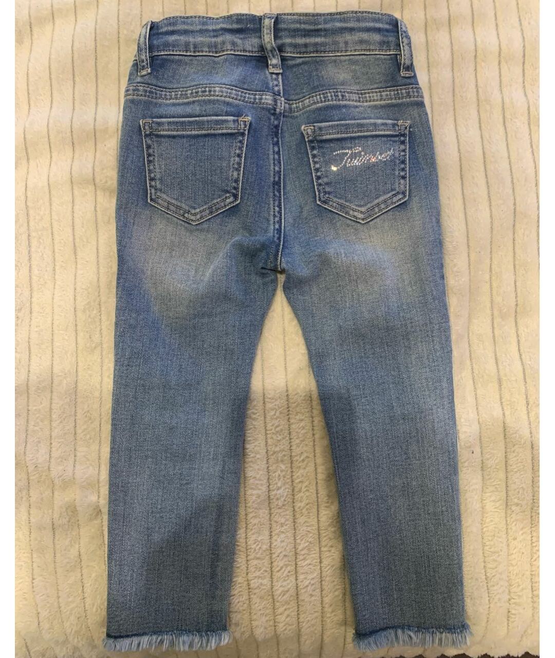TWIN-SET KIDS Голубые деним джинсы, фото 5