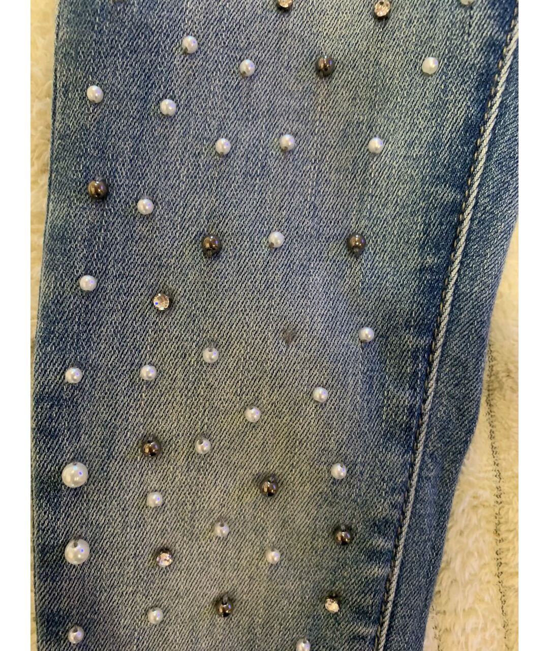 TWIN-SET KIDS Голубые деним джинсы, фото 8