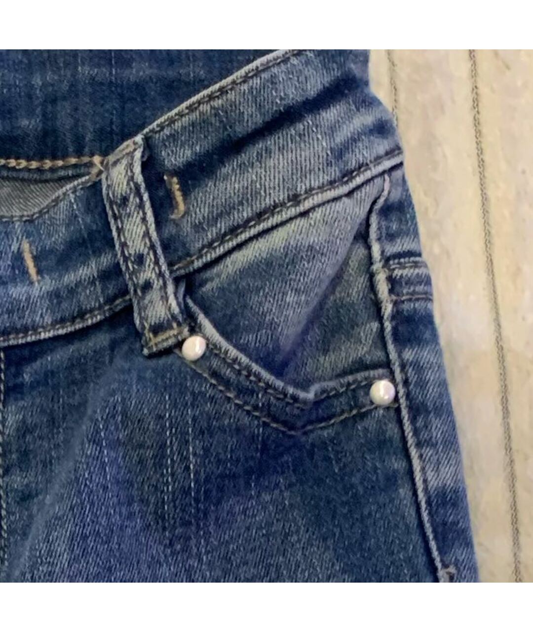 TWIN-SET KIDS Голубые деним джинсы, фото 4