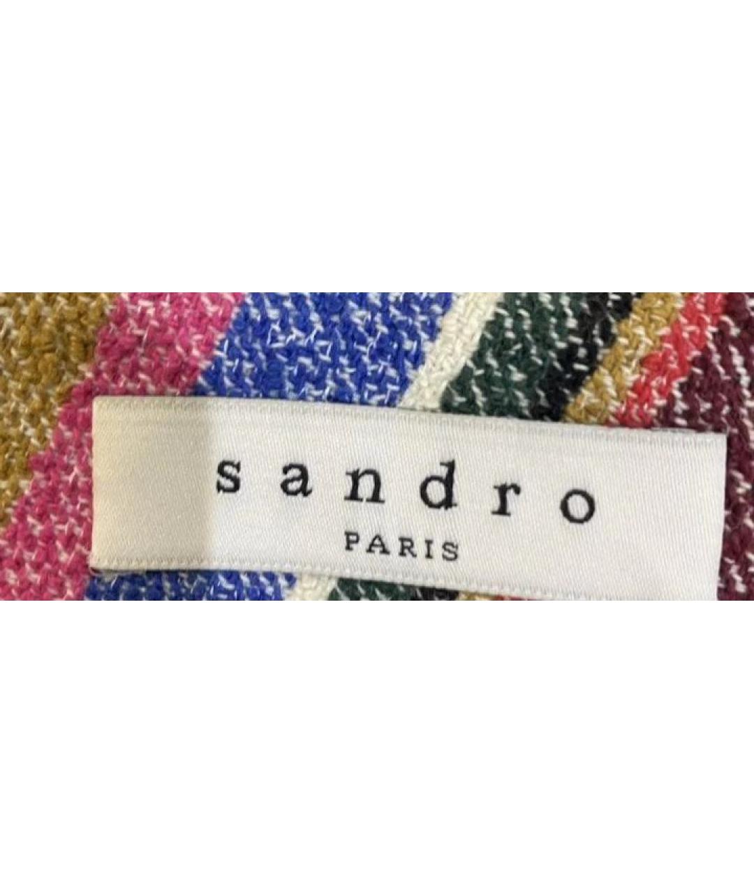 SANDRO Мульти хлопковая юбка мини, фото 6