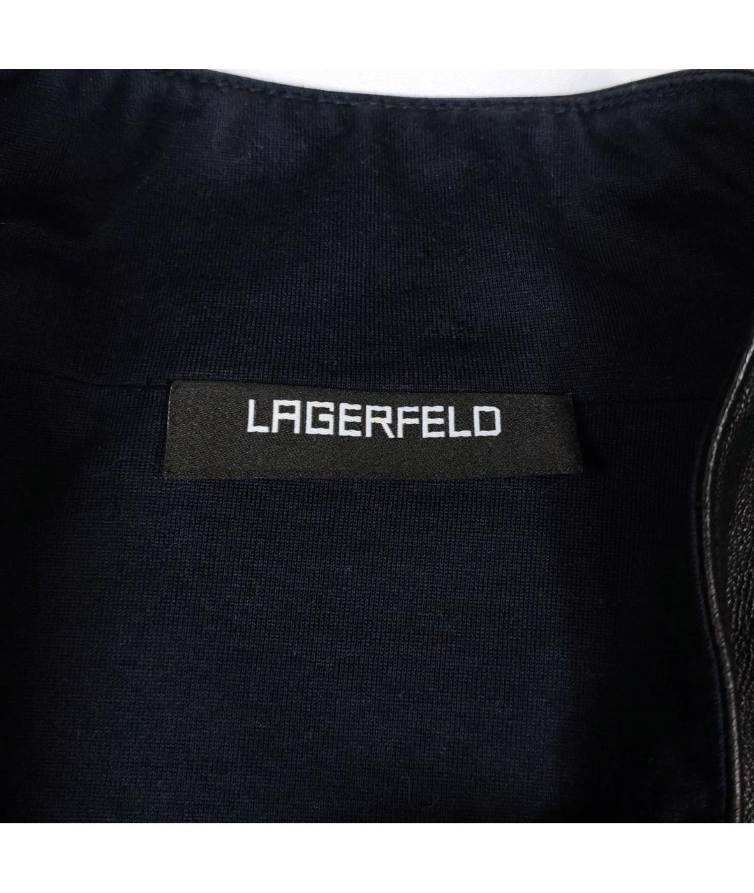 KARL LAGERFELD Синяя хлопковая куртка, фото 3