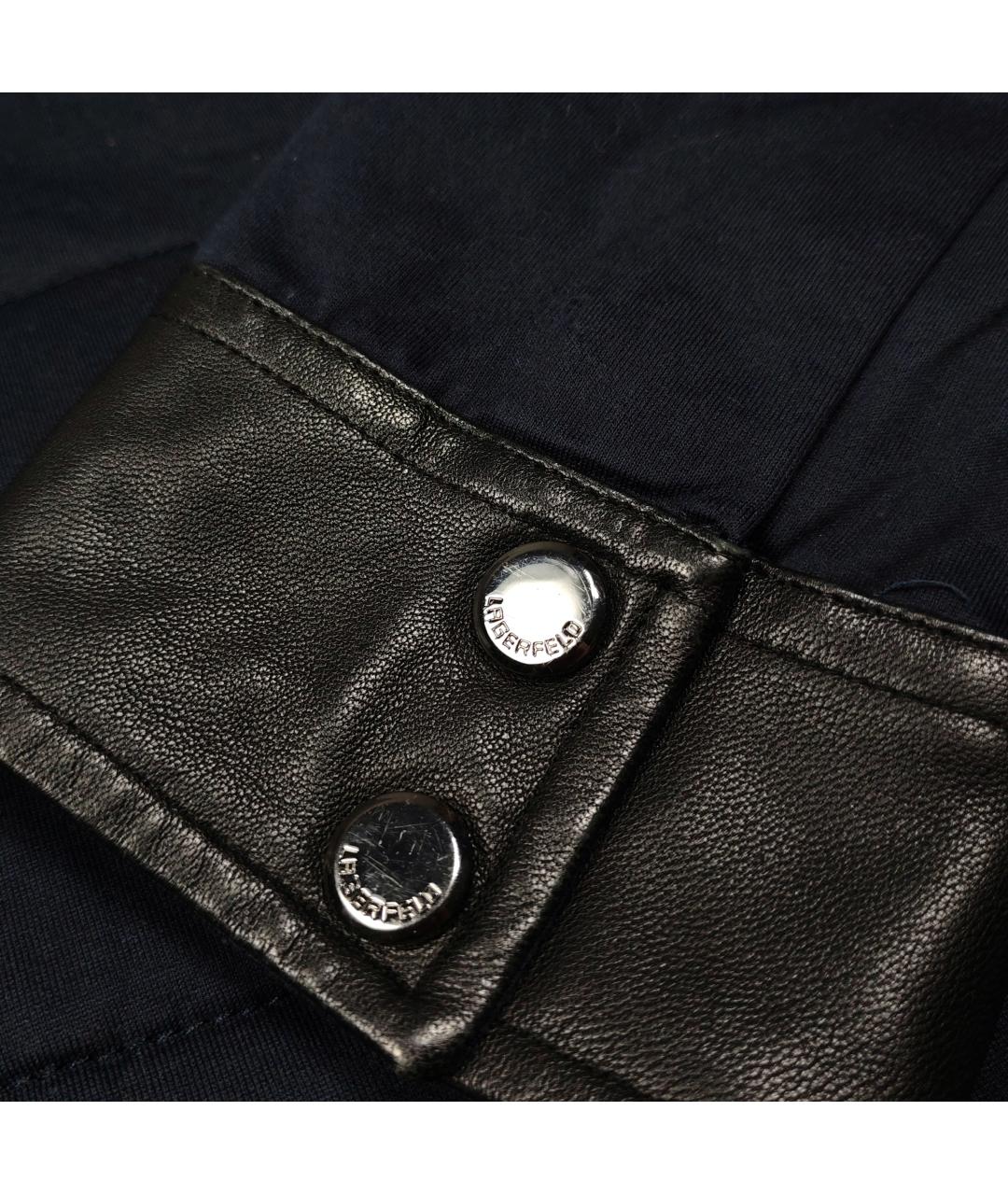 KARL LAGERFELD Синяя хлопковая куртка, фото 6