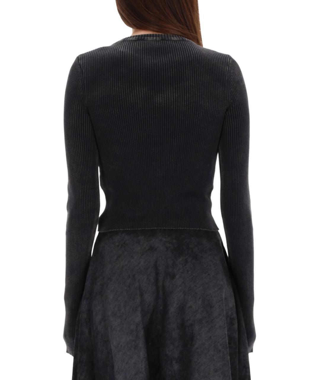 DIESEL Черный хлопковый джемпер / свитер, фото 4