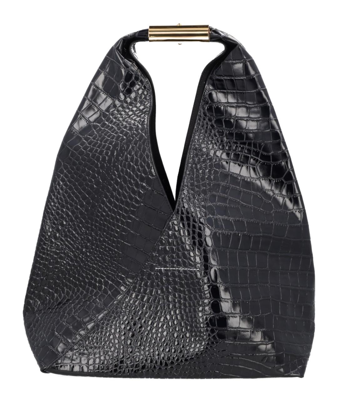 MM6 MAISON MARGIELA Черная сумка тоут, фото 3