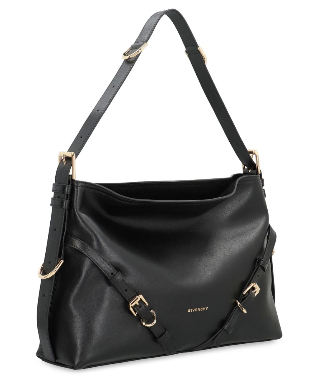 GIVENCHY Черная кожаная сумка через плечо, фото 1