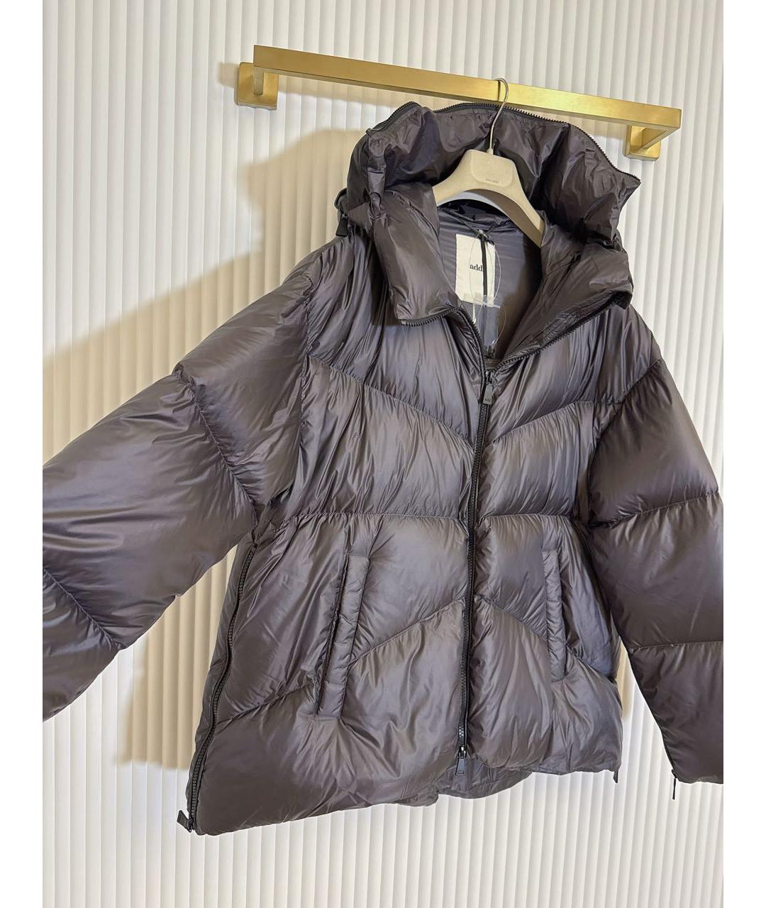 ADD Серый полиэстеровый пуховик, фото 7