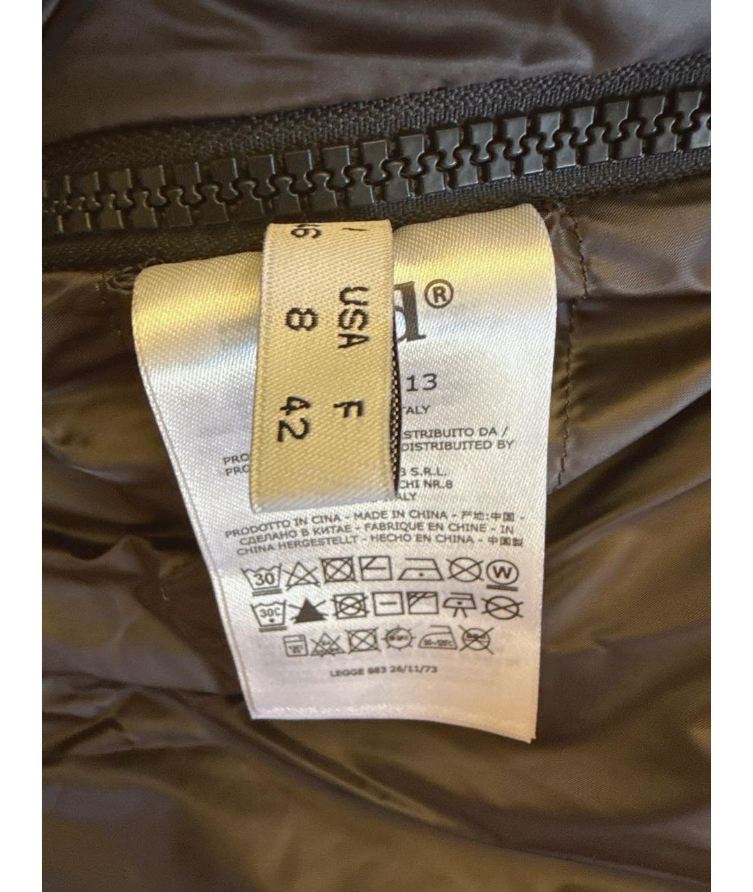 ADD Серый полиэстеровый пуховик, фото 4