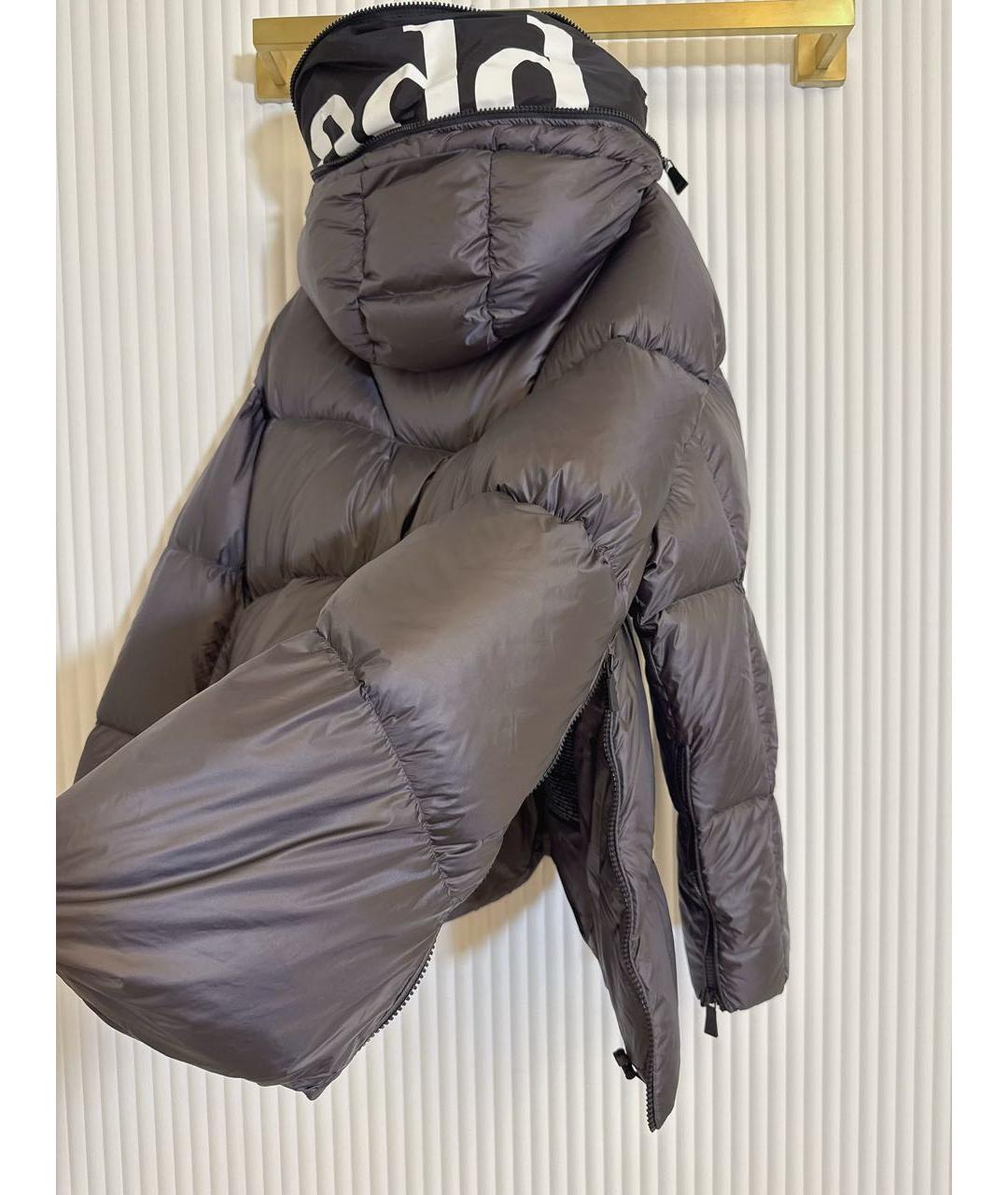 ADD Серый полиэстеровый пуховик, фото 8