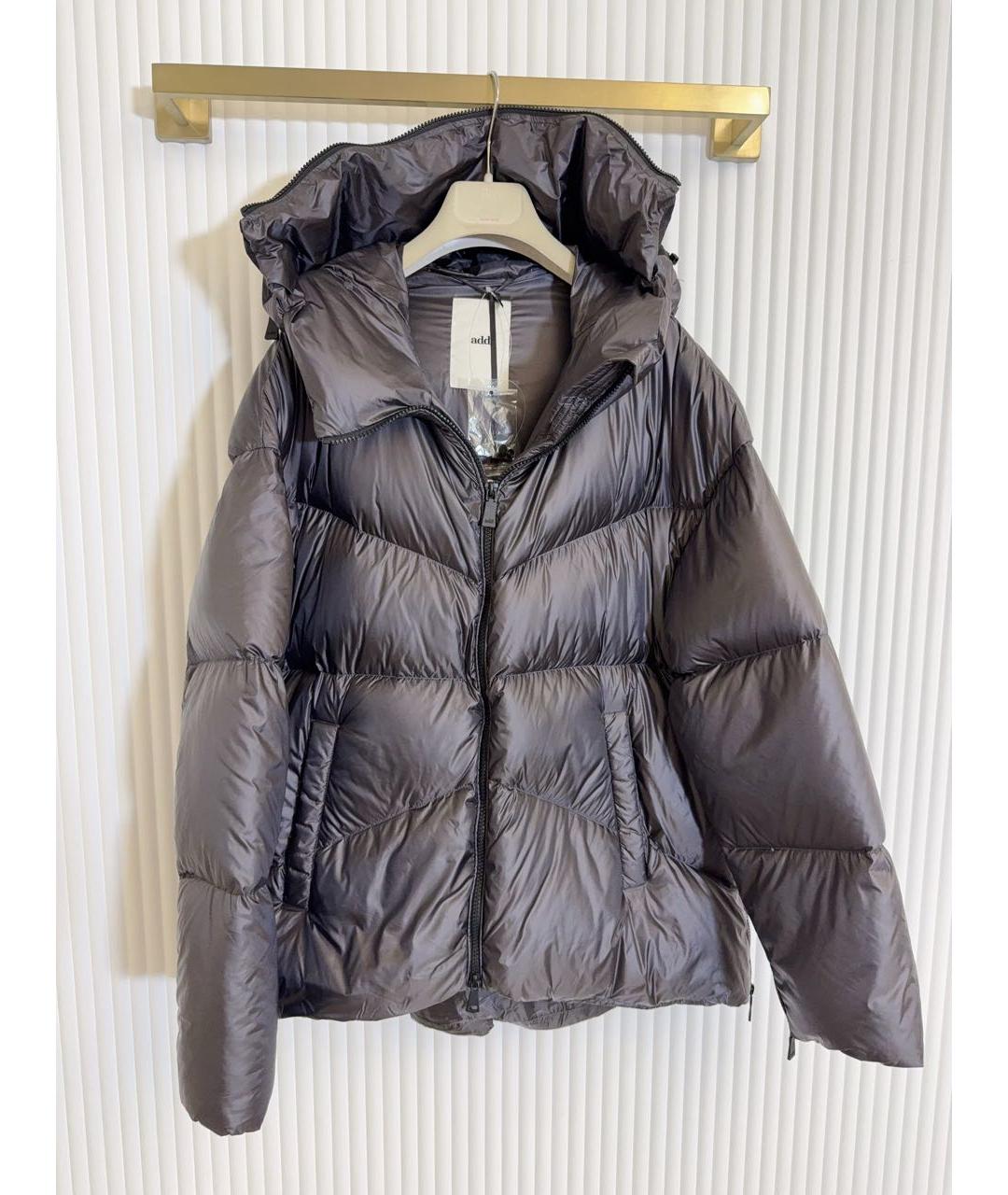 ADD Серый полиэстеровый пуховик, фото 9