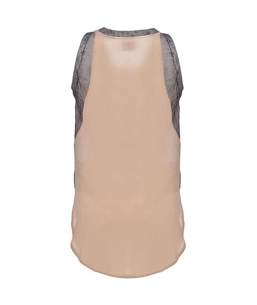 NUDE Серая шелковая майка, фото 2