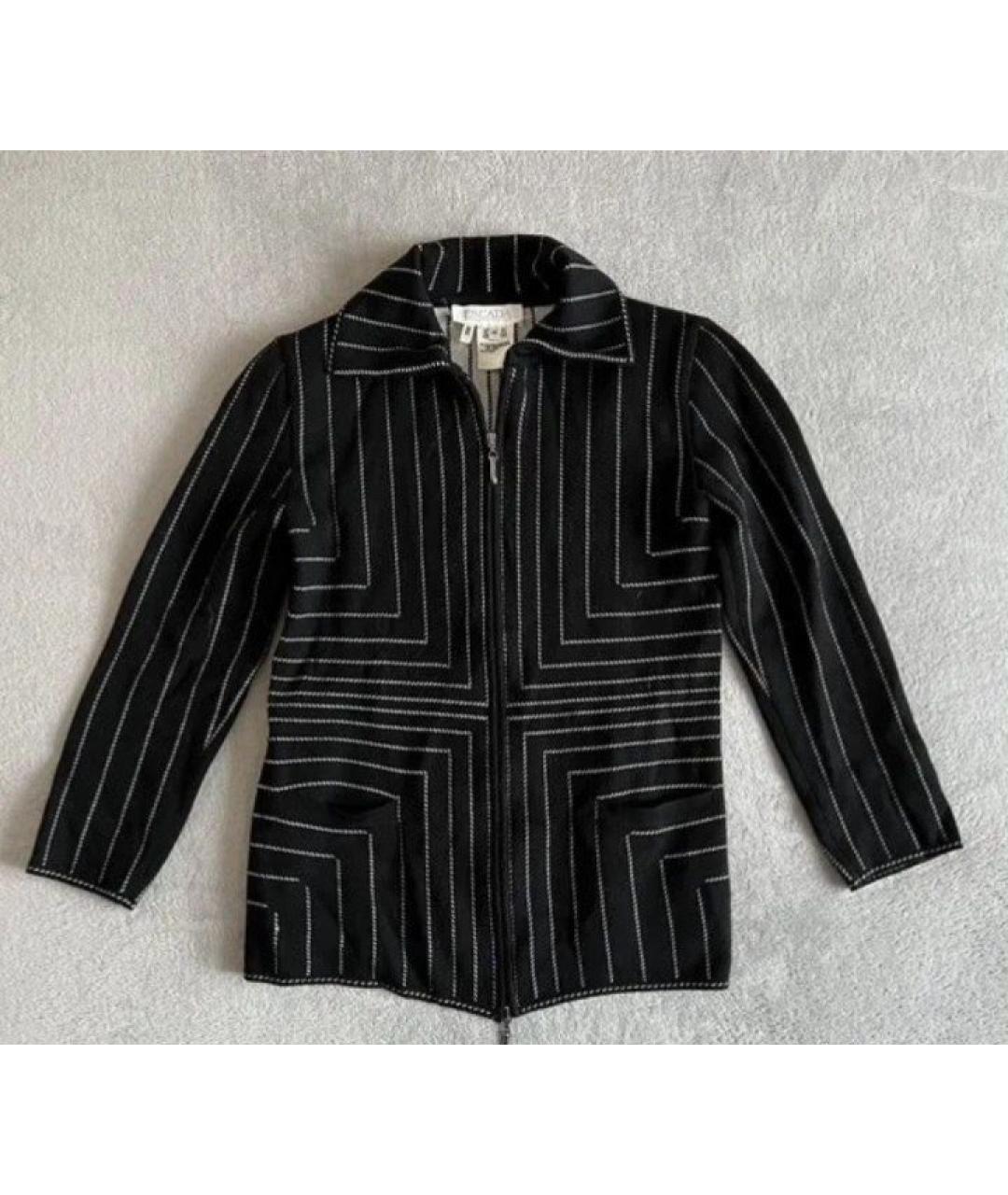 ESCADA Черный шерстяной жакет/пиджак, фото 8