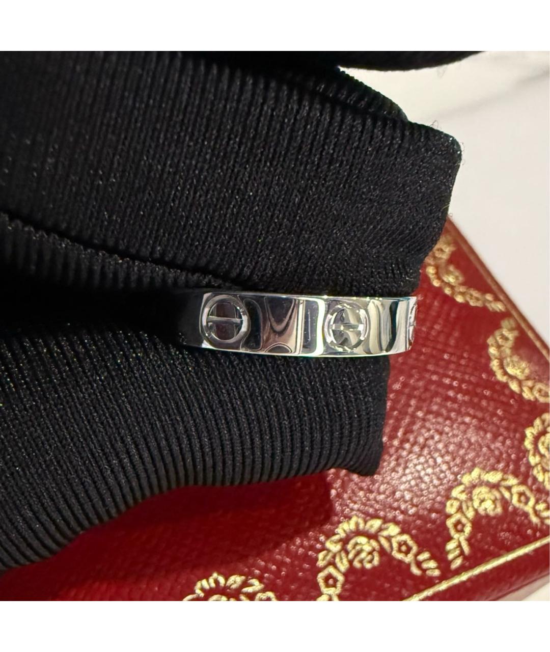CARTIER Белое кольцо из белого золота, фото 4