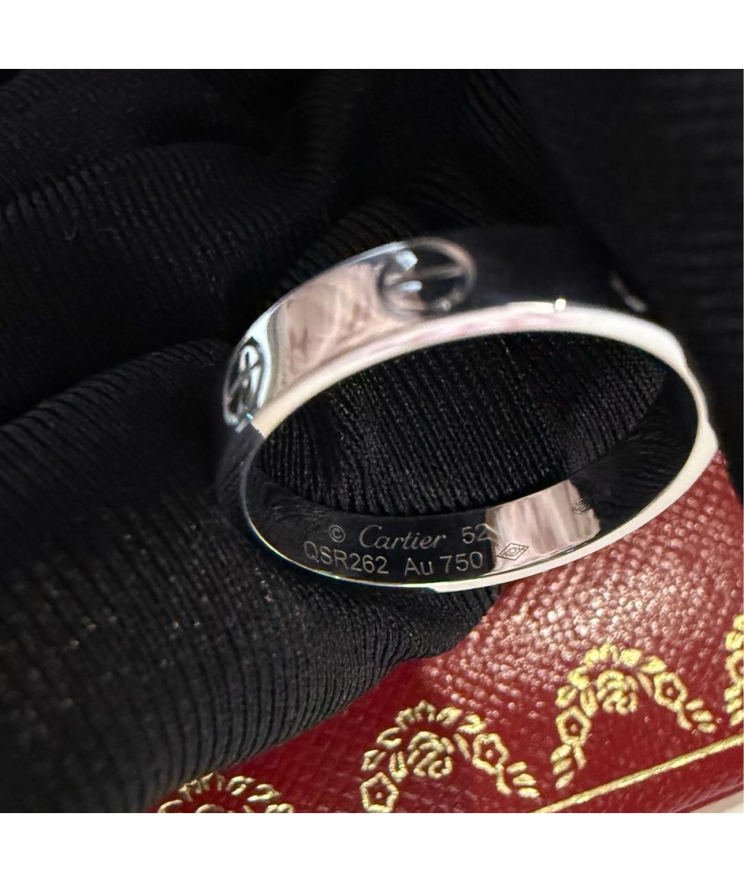 CARTIER Белое кольцо из белого золота, фото 3