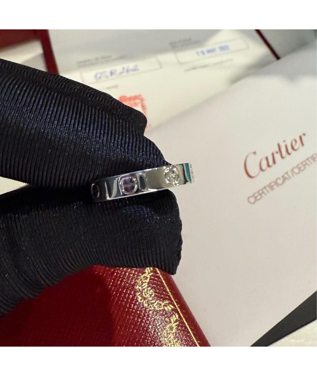 CARTIER Белое кольцо из белого золота, фото 2