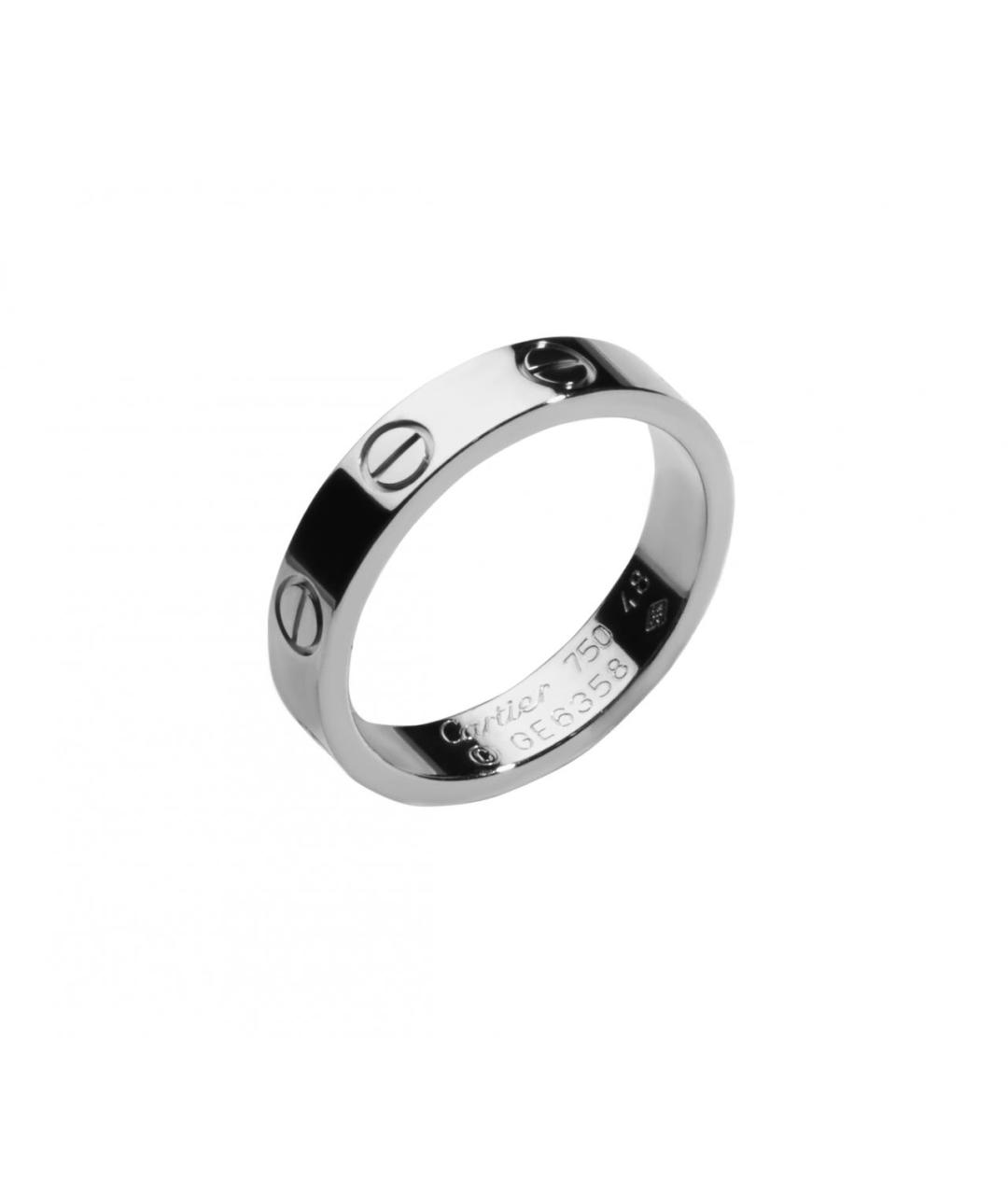 CARTIER Белое кольцо из белого золота, фото 1