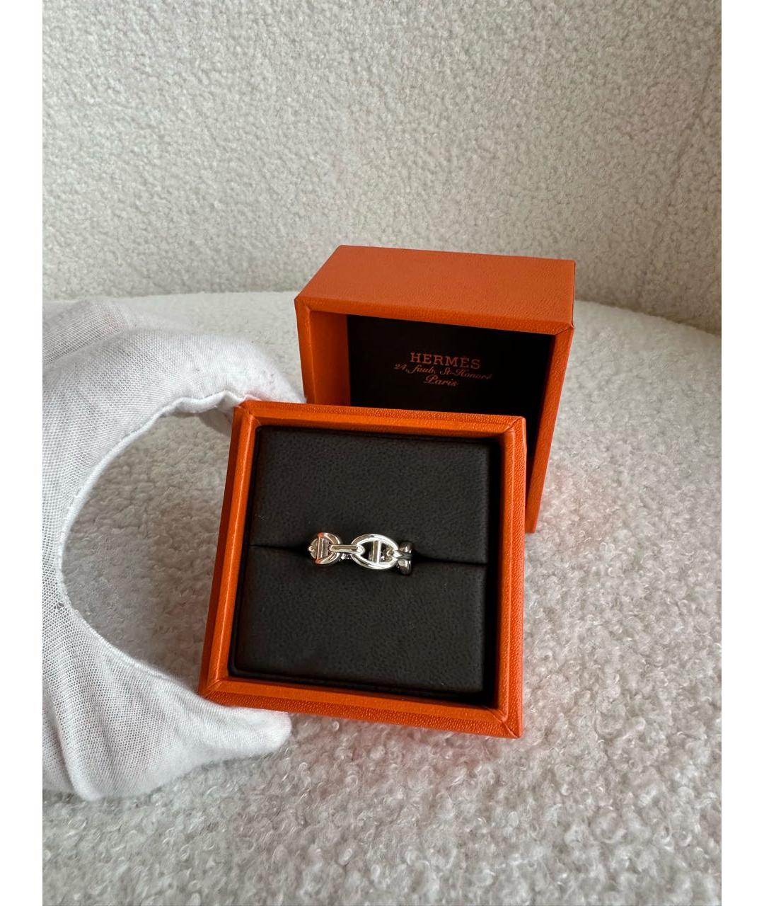 HERMES Серебряное серебряное кольцо, фото 2