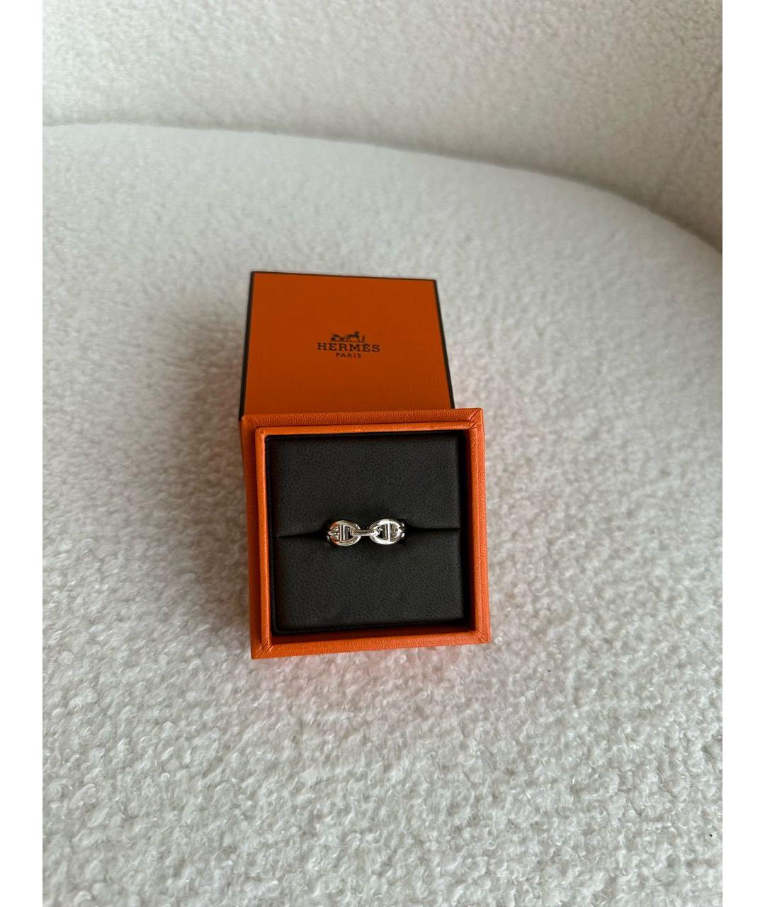 HERMES Серебряное серебряное кольцо, фото 5