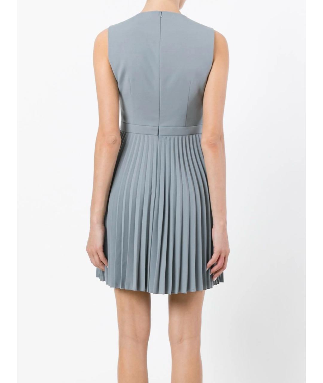 RED VALENTINO Серое полиэстеровое повседневное платье, фото 6