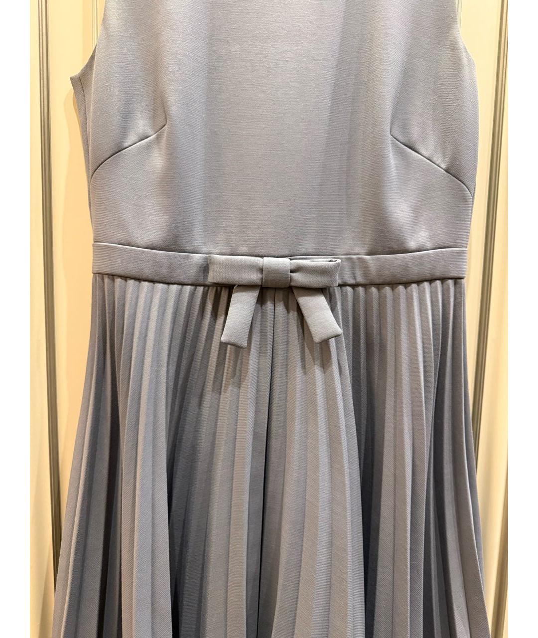 RED VALENTINO Серое полиэстеровое повседневное платье, фото 3