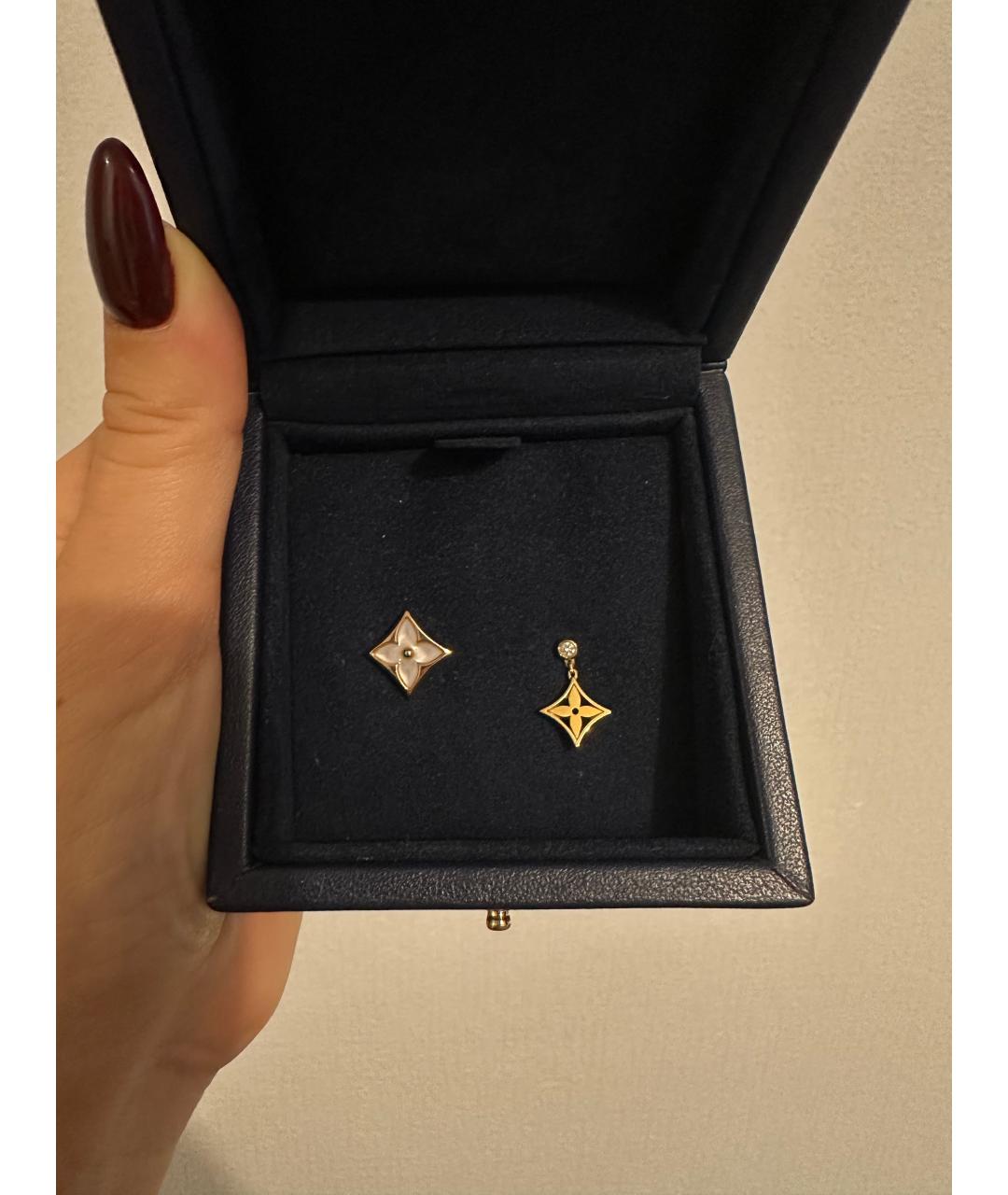 LOUIS VUITTON Золотые серьги из розового золота, фото 2