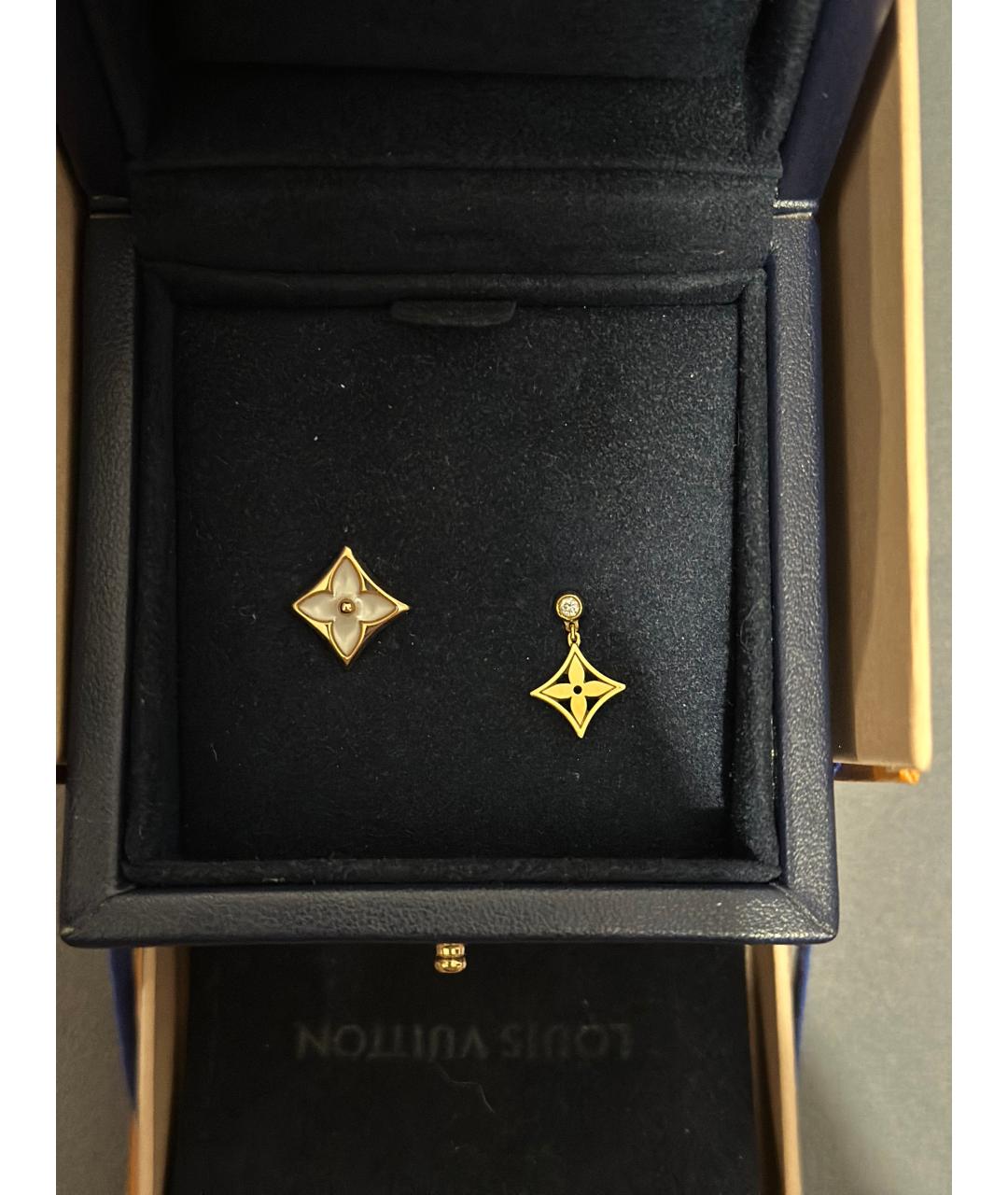 LOUIS VUITTON Золотые серьги из розового золота, фото 4