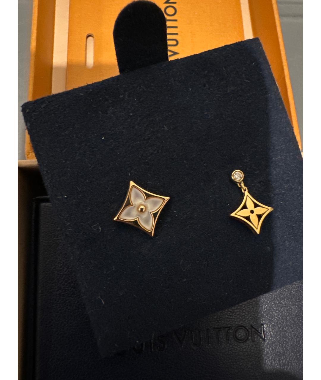 LOUIS VUITTON Золотые серьги из розового золота, фото 3