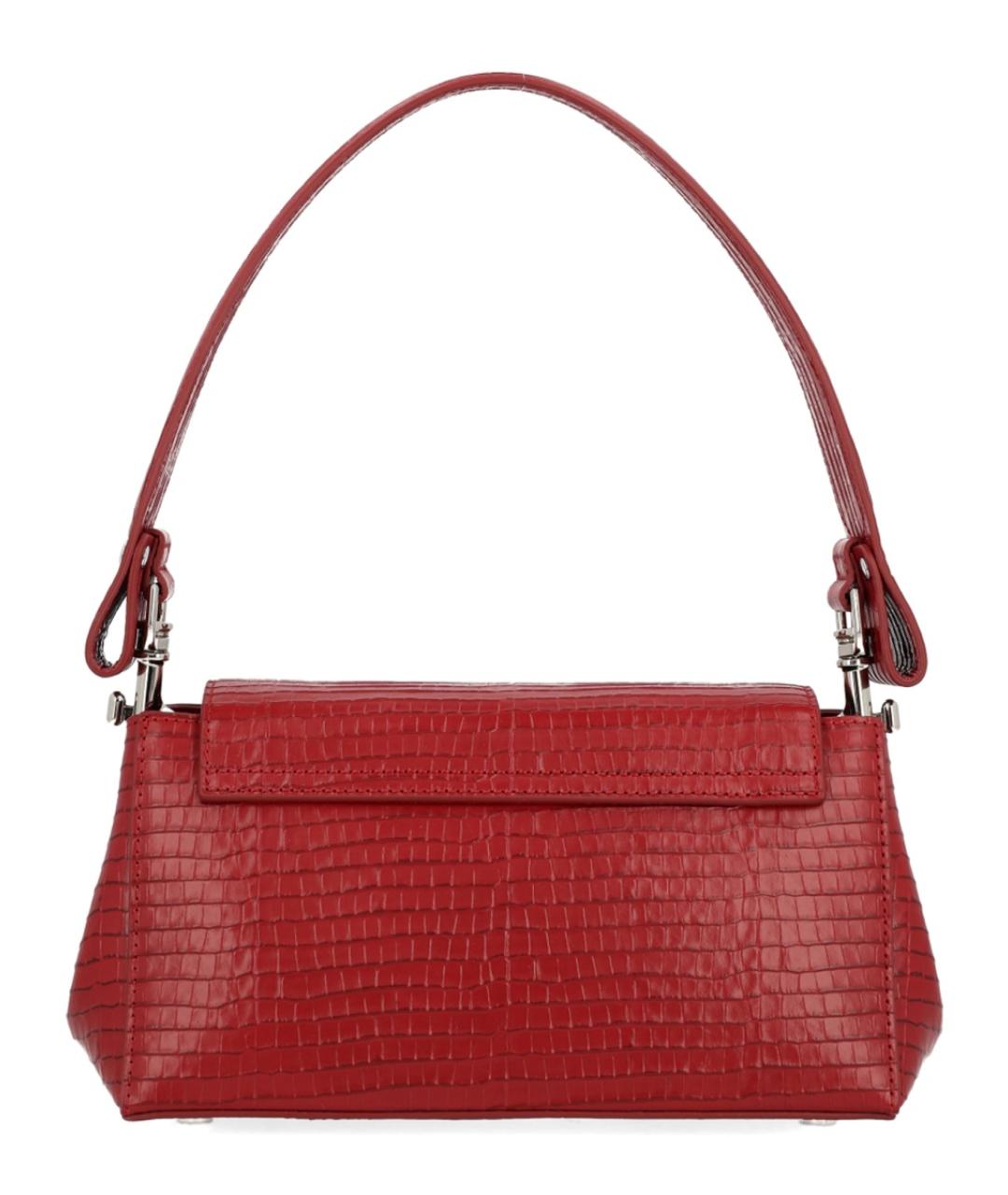 VIVIENNE WESTWOOD Красная кожаная сумка тоут, фото 3