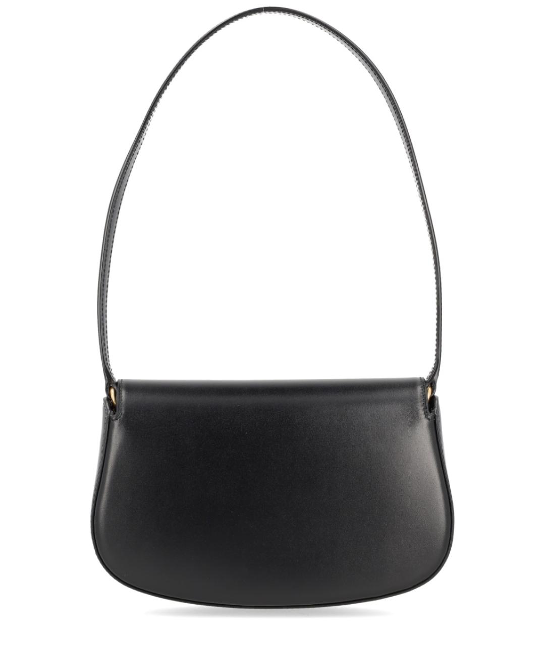 SAINT LAURENT Черная кожаная сумка через плечо, фото 3