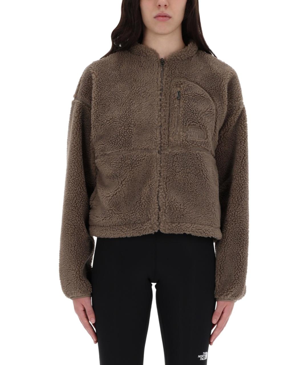 THE NORTH FACE Коричневая полиэстеровая куртка, фото 2