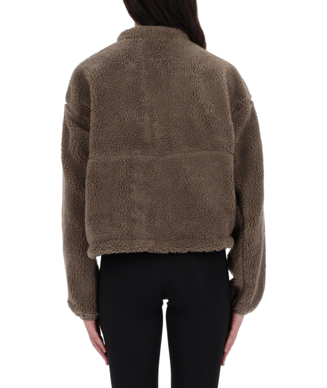 THE NORTH FACE Коричневая полиэстеровая куртка, фото 3